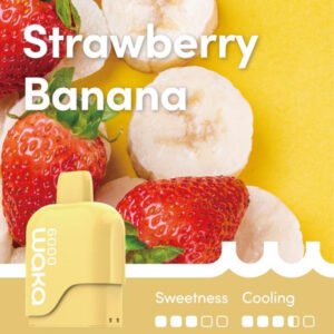 WAKA SOMATCH STRAWBERRY BANANA 6000 PUFFS POD ONLE