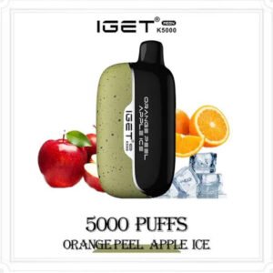 IGET MOON ORANGE PREL APPLE ICE 5000 PUFFS