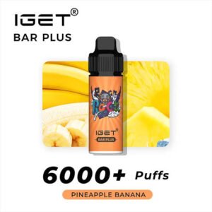 IGET BAR PLUS PINEAPPLE BANANA 6000 PUFFS