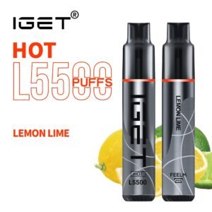 IGET HOT LEMON LIME 5500 PUFFS