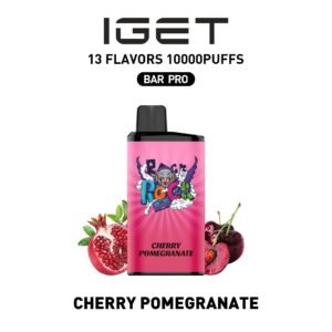 IGET BAR PRO CHERRY POMEGRANATE 10000 PUFFS