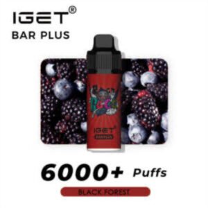 IGET BAR PLUS BLACK FOREST 6000 PUFFS