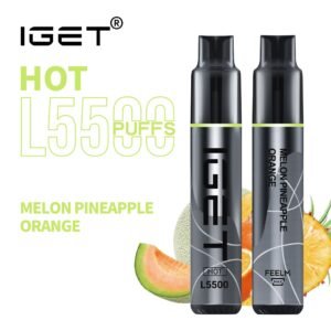IGET HOT MELON PINEAPPLE ORANGE 5500 PUFFS
