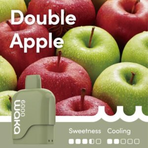 WAKA SOMATCH DOUBLE APPLE 6000 PUFFS POD ONLE