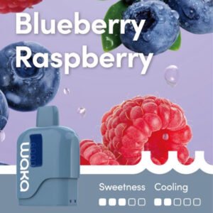 WAKA SOMATCH BLUEBERRY RASPBERRY 3000 PUFFS POD ONLY