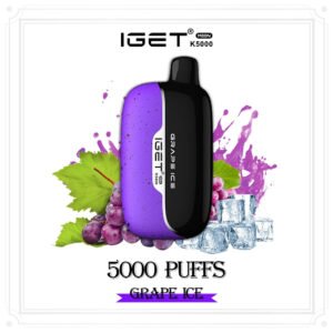 IGET MOON GRAPE ICE 5000 PUFFS