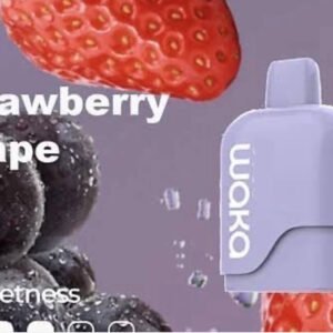 WAKA SOMATCH STRAWBERRY GRAPE 3000 PUFFS POD ONLY