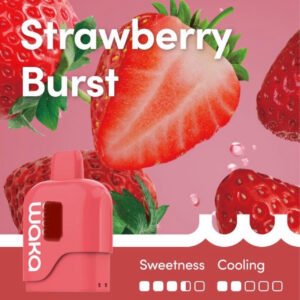 WAKA SOMATCH STRAWBERRY BURST 3000 PUFFS POD ONLY
