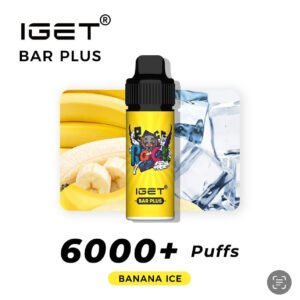 IGET BAR PLUS BANANA ICE 6000 PUFFS