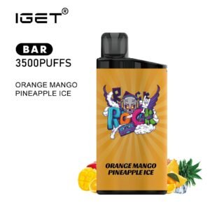 IGET BAR ORANGE MANGO PINEAPPLE ICE 3500 PUFFS