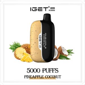 IGET MOON PINEAPPLE COCONUT 5000 PUFFS