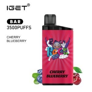 IGET BAR CHERRY BLUEBERRY 3500 PUFFS