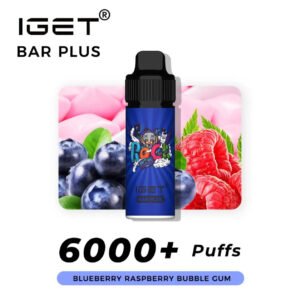 IGET BAR PLUS BLUEBERRY RASPBERRY BUBBLEGUM