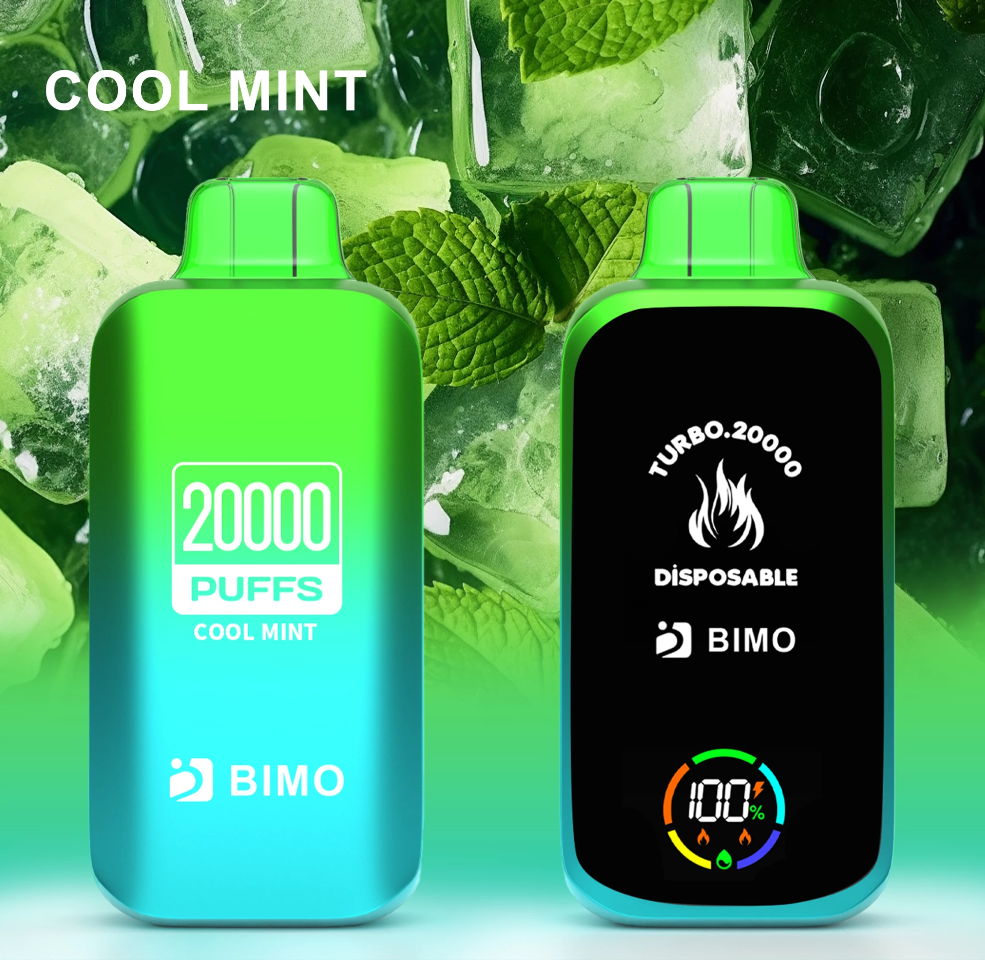 BIMO Turbo 20000 Puffs – Cool Mint