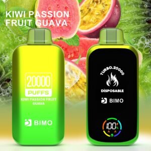 BIMO TURBO KIWI PASSION FRUIT GUAVA 20K PUFFS