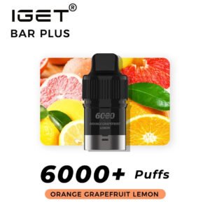 ORANGE GRAPEFRUIT LEMON POD ONLY 6000 PUFFS