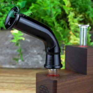 Black 18mm Glass Dry Mouthpiece