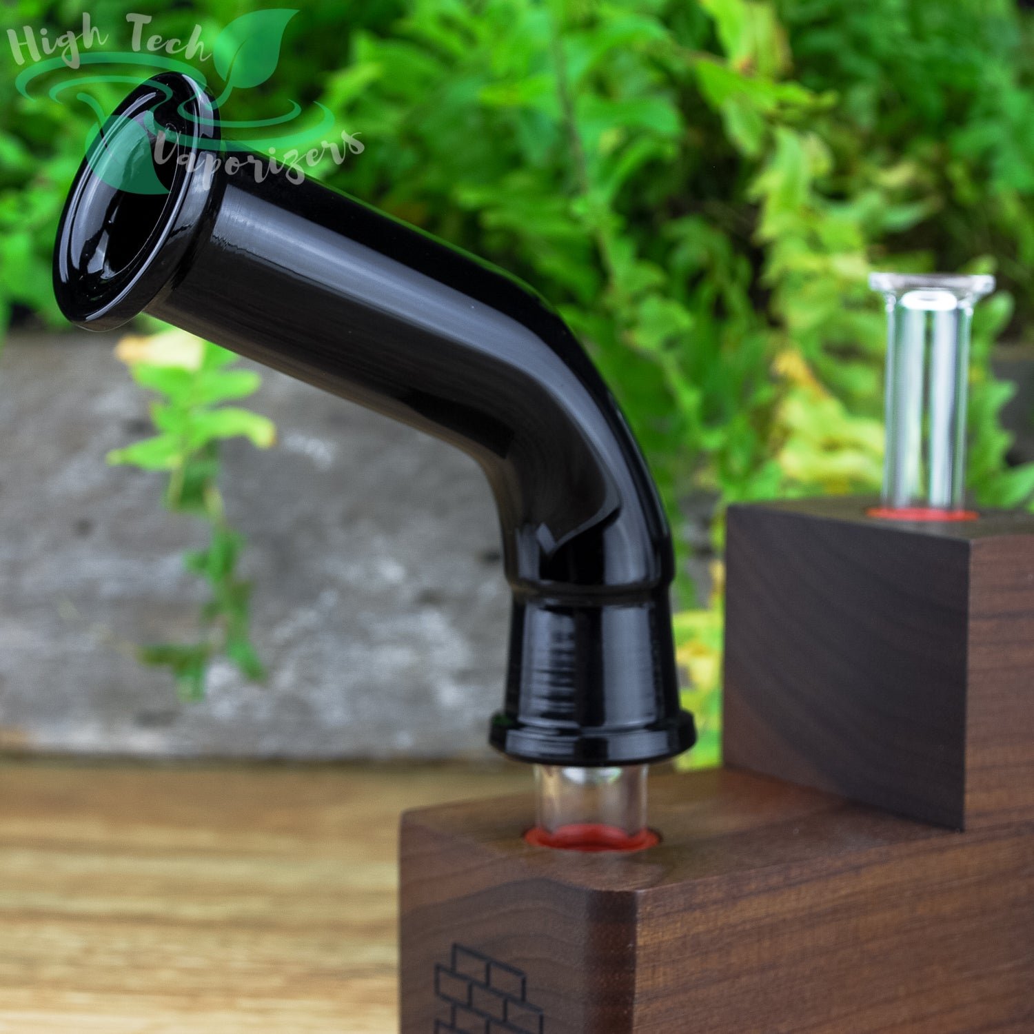 Black 18mm Glass Dry Mouthpiece