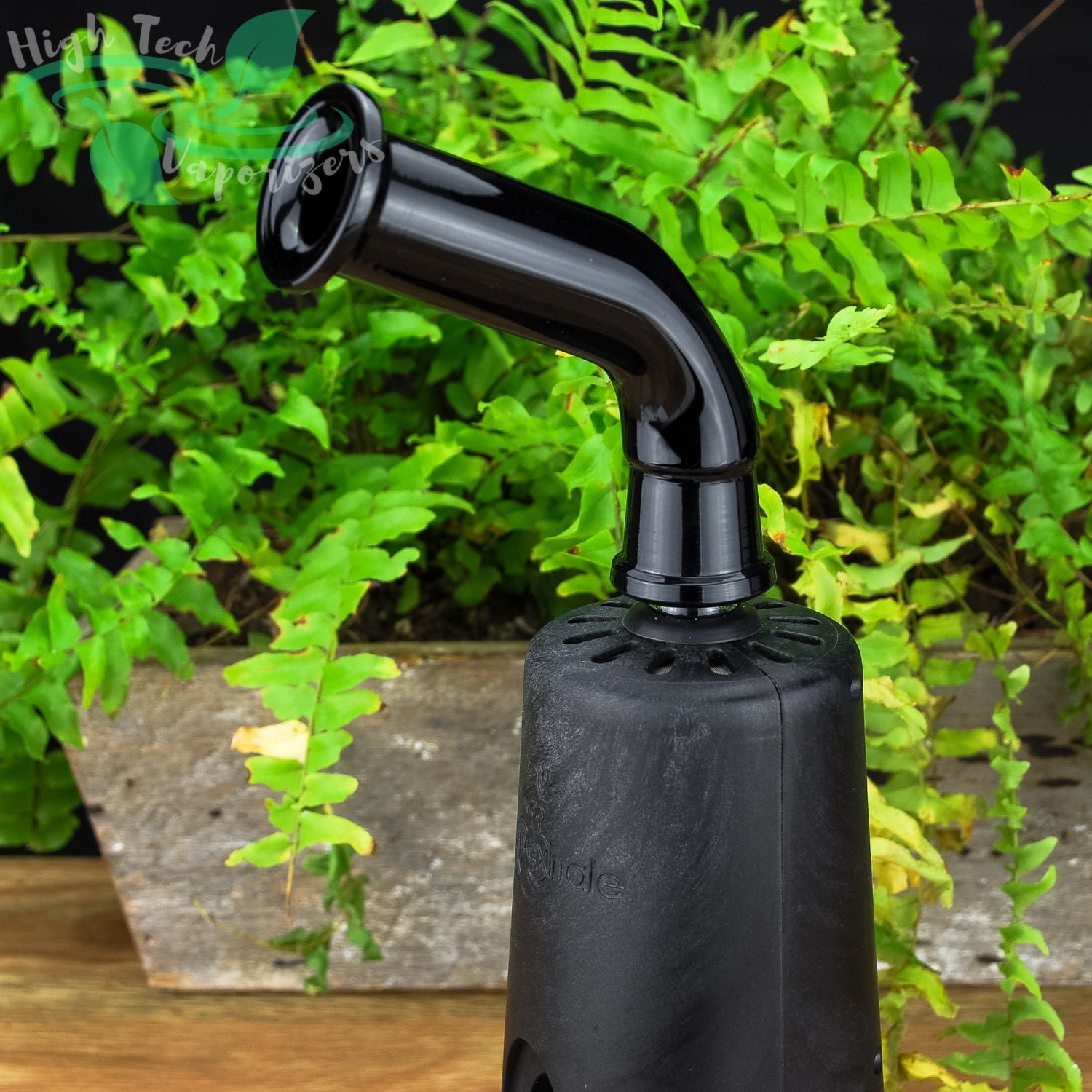 Black 18mm Glass Dry Mouthpiece - Image 2