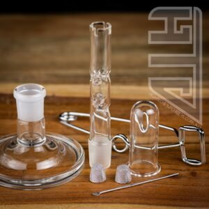 The 18mm Quartz Cap by The Rogue Wax Works (Flame Powered Extraction Device)