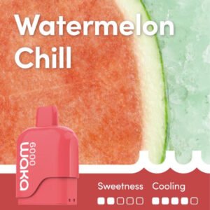 WAKA SOMATCH WATERMELON CHILL 6000 PUFFS POD ONLE