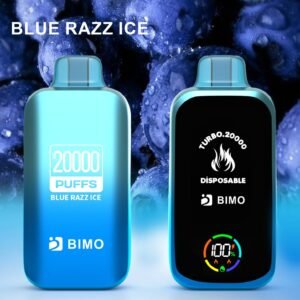 BIMO TURBO BLUE RAZZ ICE 20K PUFFS