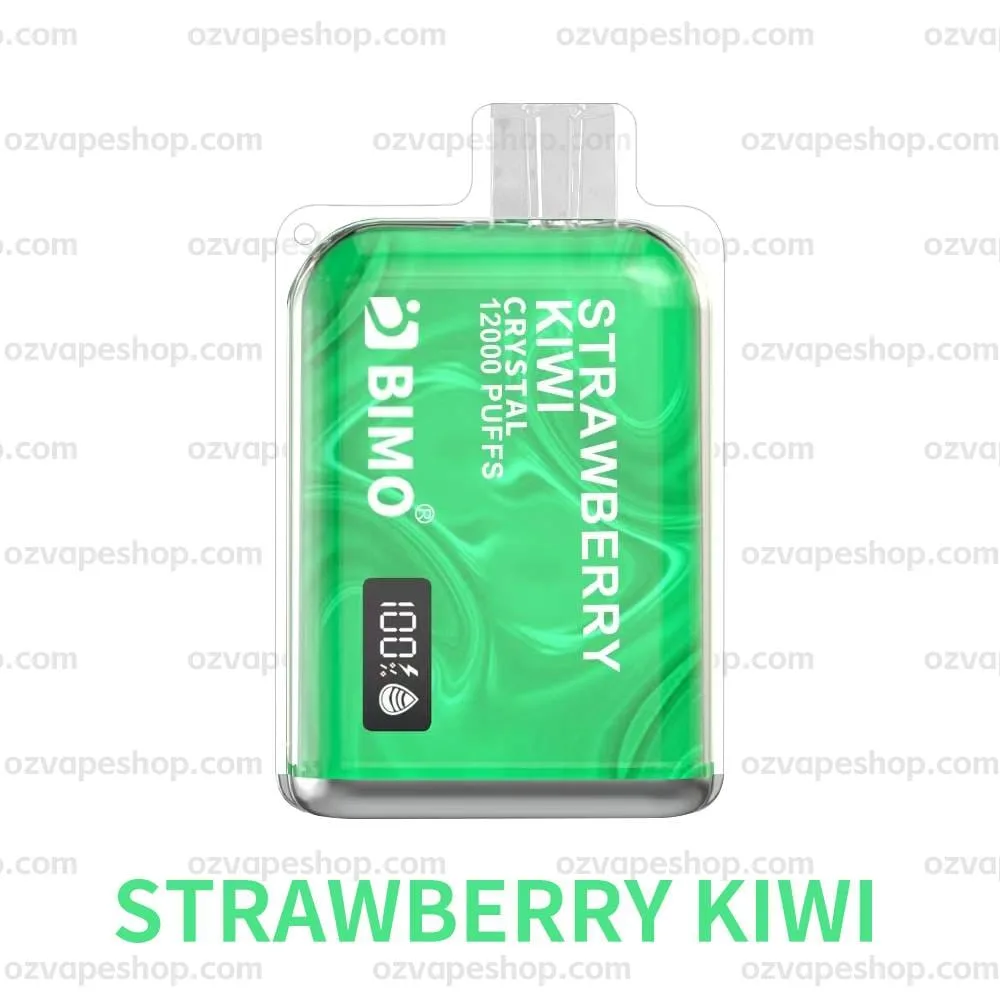 BIMO Crystal 12k Puffs- Strawberry Kiwi
