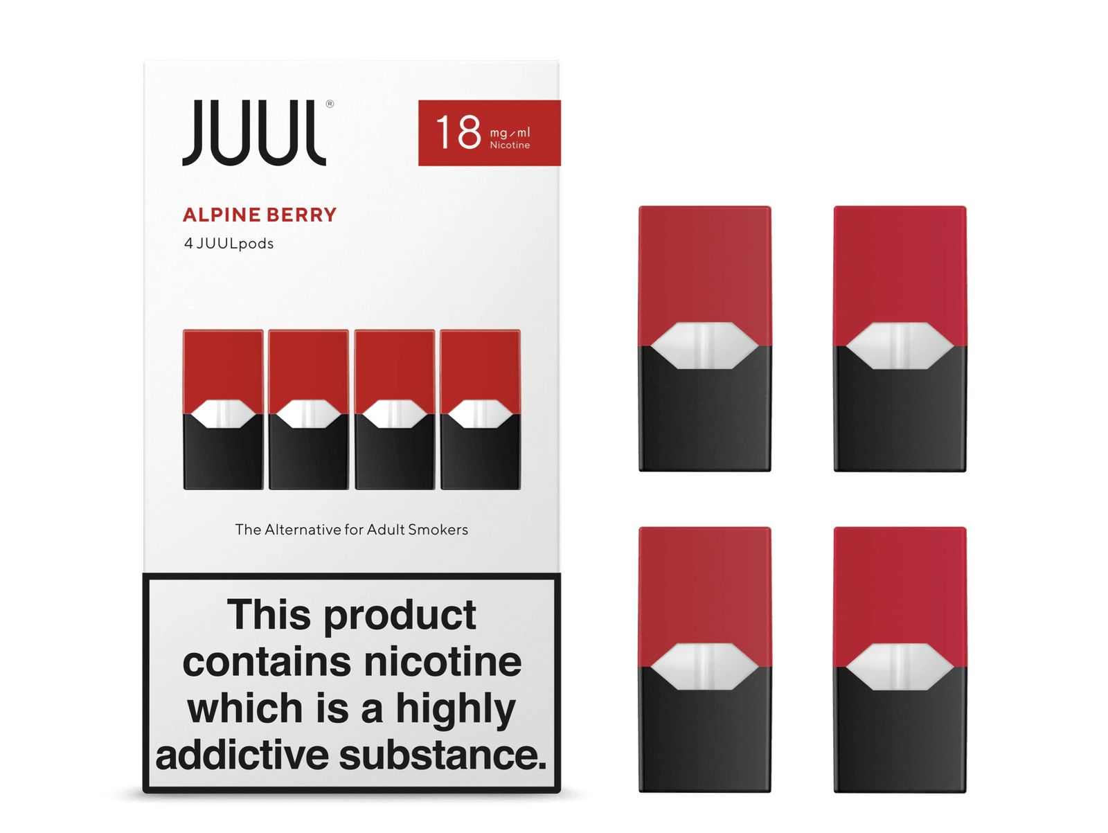 JUUL PODS ALPINE BERRY 4 PACK