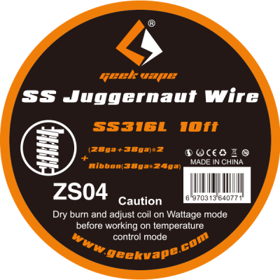 Geekvape Stainless Steel Coil Wires SS - Image 6