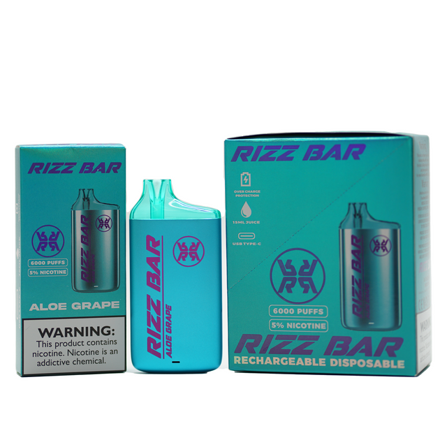 Rizz Bar 6K Aloe Grape - Image 3
