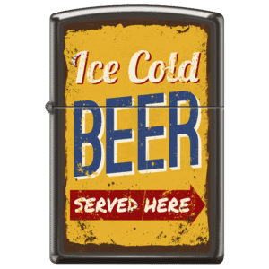 Zippo Lighter - Ice Cold Beer Sold Here