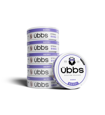 Übbs Berry Nicotine Pouches Roll of 5 cans