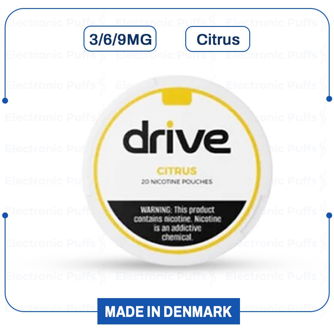 Drive Nicotine Pouches – Citrus – 5 Can