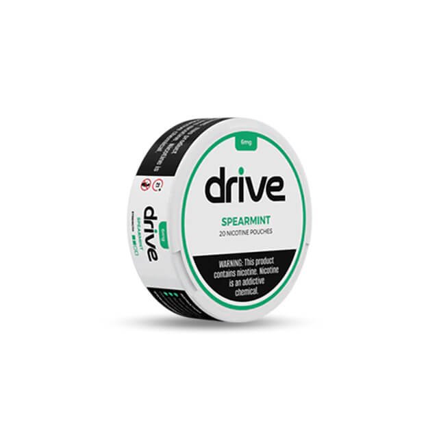 Drive Nicotine Pouches – Spearmint – 5 Can - Image 2