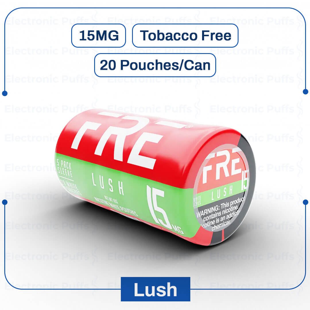FRE Lush 15MG Nicotine Pouches – 5 Can Roll