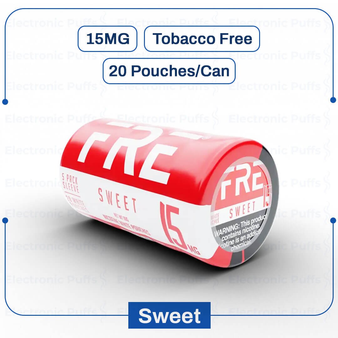 FRE Sweet 15MG Nicotine Pouches – 5 Can Roll