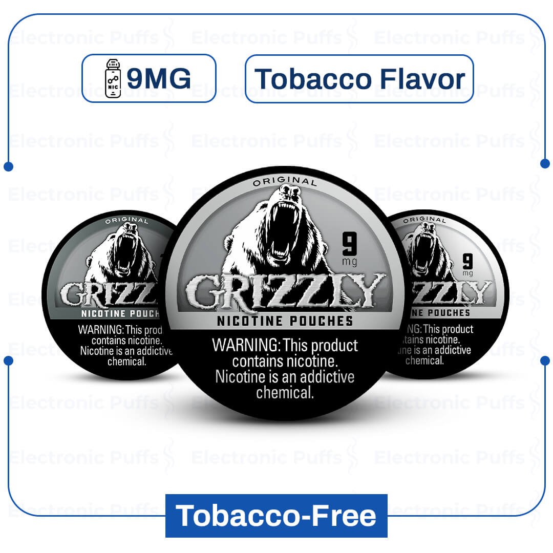 Grizzly Original 9 mg Nicotine Pouch
