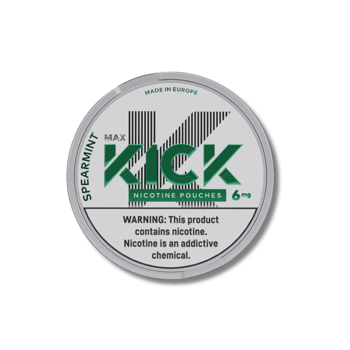 Kick Spearmint 6mg Nicotine Pouches