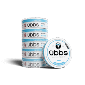 Übbs Menthol Nicotine Pouches Roll of 5 cans