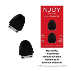 Njoy ACE Pods – Rich Tobacco – 5% – 2CT -Box of 5