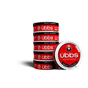 Übbs Spicy Cherry Nicotine Pouches Roll of 5 cans