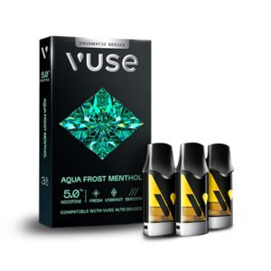 Vuse Prismatic Aqua Frost Menthol 5% – 3pk – Box Of 5