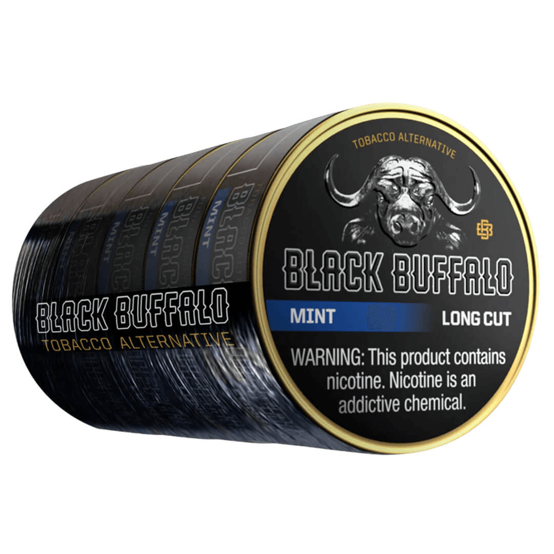 Black Buffalo Mint Long Cut – 5 Can Roll