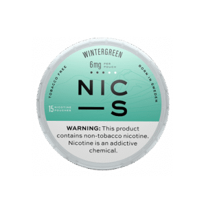 NIC-S WINTERGREEN 6MG NICOTINE POUCHES