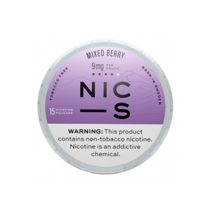NIC-S Mixed Berry 9mg Nicotine Pouches