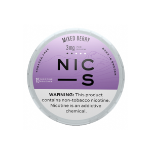 NIC-S Mixed Berry 3mg Nicotine Pouches