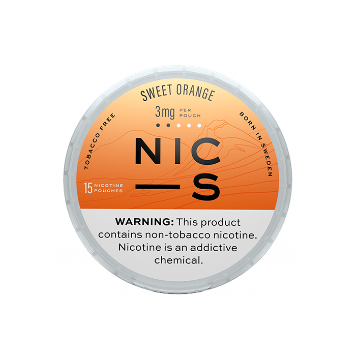 NIC-S SWEET ORANGE 3MG NICOTINE POUCHES
