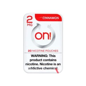 ON! 2MG CINNAMON MINI DRY NICOTINE POUCHES
