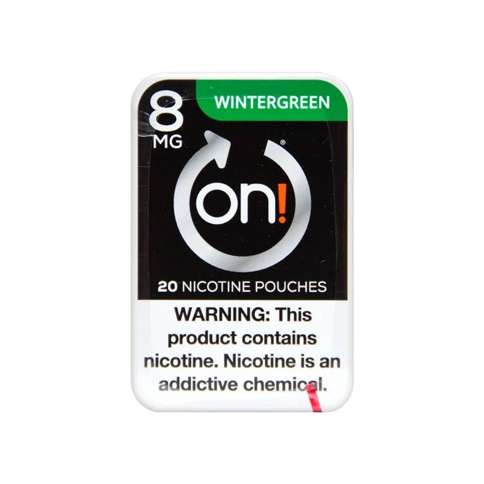 On! 8mg Wintergreen Mini Dry Nicotine Pouches