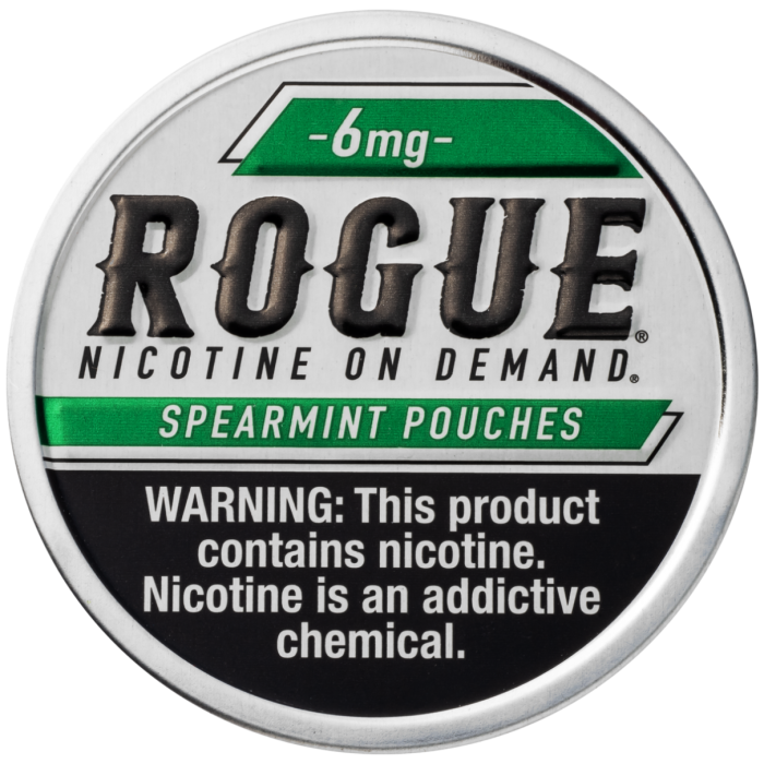 Buy Rogue Spearmint 6mg nicotine pouches